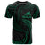 Tokelau Polynesian All Over T Shirt Green Tribal Wave Unisex Green - Polynesian Pride