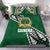 Tonga Saineha High School Tongan Patterns Bedding Set - LT12 Bedding Set Green - Polynesian Pride