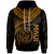 Polynesian Hawaii Hoodie Maui Polynesian Waves (Golden) Unisex Golden - Polynesian Pride