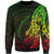 Marshall Islands Sweatshirt - Polynesian Pattern Style Reggae Color Unisex Reggae - Polynesian Pride