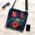 Wallis and Futuna Polynesian Boho Handbag - Blue Turtle Hibiscus One Style One Size Blue - Polynesian Pride