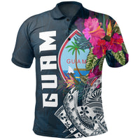 Guam Polo Guam Summer Vibes Blue - Polynesian Pride