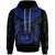 Polynesian Samoa Hoodie Samoan Waves (Blue) Unisex Blue - Polynesian Pride