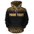 Samoa Polynesian Custom Zip up Hoodie Yellow Frog - Polynesian Pride