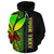 Polynesian Hawaii (Kanaka Maoli) Custom Zip up Hoodie Reggae Line - Polynesian Pride