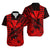 Kakau Polynesian Tribal Hawaiian Turtle with Kanaka Maoli Red Hawaiian Shirt LT9 Red - Polynesian Pride