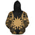 Nauru Polynesian Custom Hoodie Gold Tattoo - Polynesian Pride