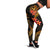 Fiji Polynesian Women Legging - Gold Plumeria - Polynesian Pride