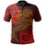 Yap Polo Shirt Red Shark Polynesian Tattoo Unisex Red - Polynesian Pride