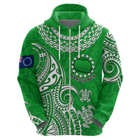 Custom Rarotonga Cook Islands Polynesian Turtle Art Hoodie LT14 - Polynesian Pride