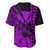 Kakau Polynesian Tribal Hawaiian Turtle with Kanaka Maoli Purple Baseball Jersey LT9 - Polynesian Pride