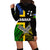 Australian South Sea Islanders Flag Style Hoodie Dress LT14 - Polynesian Pride