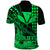 Custom Kakau Polynesian Tribal Hawaiian Turtle with Kanaka Maoli Green Polo Shirt LT9 - Polynesian Pride