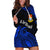 (Custom Personalised) Ribaberiki Kiribati Coat Of Arms Mix Blue Polynesian Hoodie Dress LT14 - Polynesian Pride