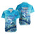 Mother and Baby Whale Mix Polynesian Style Hawaiian Shirt TS07 Blue - Polynesian Pride