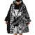 Kakau Polynesian Tribal Hawaiian Turtle with Kanaka Maoli Black Wearable Blanket Hoodie LT9 - Polynesian Pride