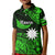 (Custom Personalised) Nauru Polynesian Hibiscus Naoero Green Kid Polo Shirt LT14 Kid Green - Polynesian Pride