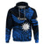 Custom Nauru Polynesian Hoodie Hibiscus Naoero Blue LT14 - Polynesian Pride