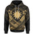 Nauru Polynesian Custom Hoodie Nauru Gold Seal Camisole Hibiscus Style Unisex Gold - Polynesian Pride