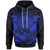 American Samoa Custom Hoodie AS Blue Seal Polynesian Patterns Unisex Blue - Polynesian Pride