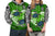 Custom American Samoa Hoodie Couple Polynesian Turtles Valentine HUSBand and WIFE Tie Dye Green LT13 - Polynesian Pride