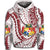 Tonga Hoodie Emancipation Day Kupesi Pattern No.2 White LT9 Hoodie - Polynesian Pride