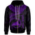 Tokelau Polynesian Custom Zip up Hoodie Tokelau Waves (Purple) Unisex Purple - Polynesian Pride