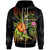 Fiji Polynesian Custom Zip up Hoodie Legend of Fiji (Reggae) Unisex Reggae - Polynesian Pride