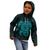 American Samoa Polynesian Custom Hoodie Vintage Polynesian Turtle (Turquoise) - Polynesian Pride