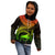 Tokelau Polynesian Custom Zip up Hoodie Tokelau Waves (Reggae) - Polynesian Pride