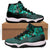 Hawaii Fish Hook Sneaker J.11 Hawaii Style No.2 LT6 Green - Polynesian Pride