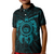 Hawaii Polynesian Custom Polo Shirt Vintage Polynesian Turtle (Turquoise) - Polynesian Pride