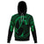 Hawaii Hoodie Polynesian Hammerhead Shark Green - Polynesian Pride