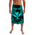 Custom Hawaii Day Kakau Lavalava Proud To Be Hawaiian Turquoise King Kamehameha and Kanaka Maoli LT13 Turquoise - Polynesian Pride