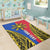 (Custom Personalised) Philippines Area Rug Sun Rayonnant LT13 - Polynesian Pride