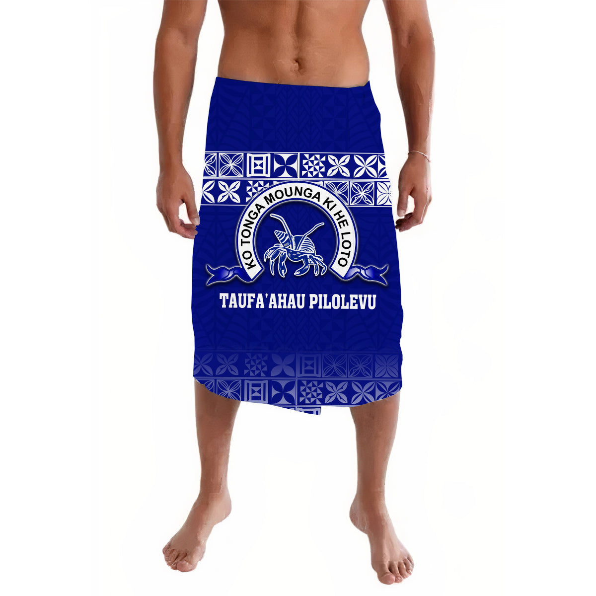 Taufaahau Pilolevu Lavalava Tonga College Ver.01 LT13 Blue - Polynesian Pride