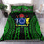 (Custom Personalised) Cook Islands Bedding Set Polynesian Cultural The Best For You Green LT13 Green - Polynesian Pride