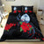 Guam Bedding Set Polynesian Flowers Version Black LT13 - Polynesian Pride