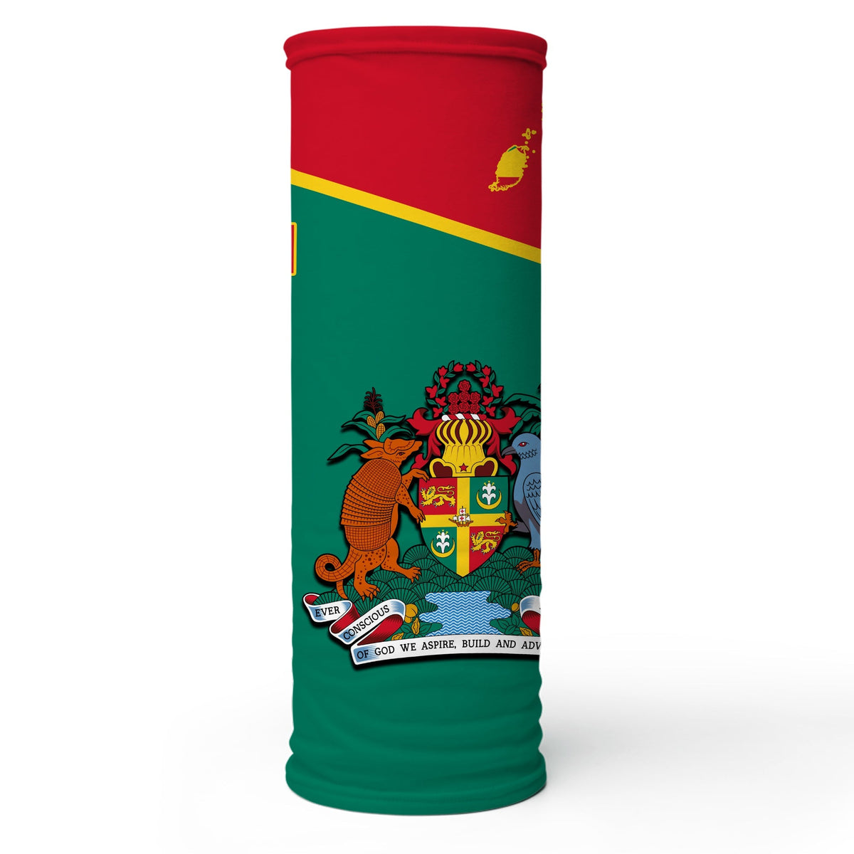 (Custom Personalised) Grenada Bandana Coat Of Arms and Map Impressive LT13 package One Size Art - Polynesian Pride