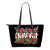 Hibiscus Small Leather Tote Bag 03 White - Polynesian Pride