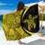 Turtle Hibiscus Polynesian Sarong Yellow - Circle Style Sarong One Size Yellow - Polynesian Pride