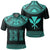 Hawaii Kanaka Polynesian Polo Shirt Divinity Turquoise Unisex Turquoise - Polynesian Pride