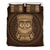 Hawaiian TiKi Funny Polynesian Bedding Set Brown - Polynesian Pride