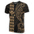 Kanaka Map Polynesian T shirt Gold Unisex Gold - Polynesian Pride