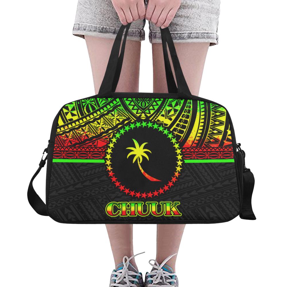 Chuuk Fitness Handbag - Reggae Color Version Chuuk One Size Reggae - Polynesian Pride