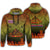 Hawaiian Polynesian Mauna Kea Fire Hoodie Burn Style Unisex Art - Polynesian Pride