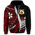 Tonga High School 75th Anniversary Hoodie Black Polynesian Minimalist Style LT9 Zip Hoodie Black - Polynesian Pride