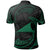 Tokelau Polynesian Custom Polo Shirt Green Tribal Wave - Polynesian Pride