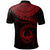 Pohnpei Polynesian Custom Polo Pohnpei Waves (Red) - Polynesian Pride