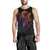 American Samoa Men Tank Top - Butterfly Polynesian Style Black - Polynesian Pride